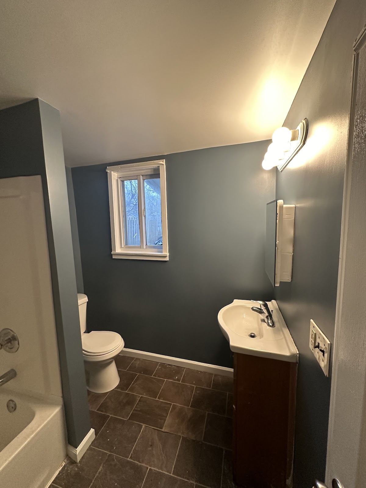 Interior room freshly painted by S & C Painting Company